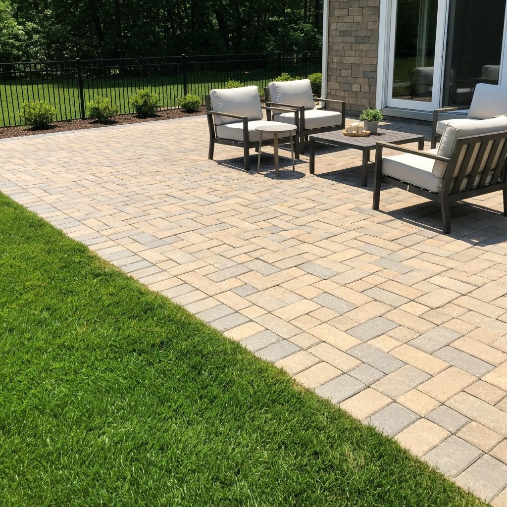 Professional paver patio installation